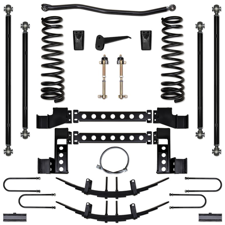 6 in X Factor Long Arm Suspension System 10-11 Ram 3500/2500 4wd - Click Image to Close